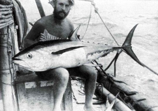 Thor Heyerdahl et le Kon-Tiki