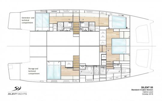 silent yacht 55 layout