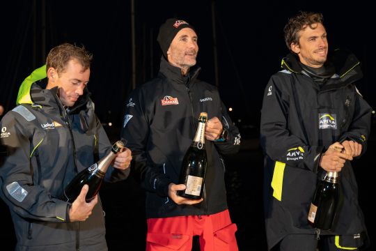 Le podium de la Vendée Arctique Les Sables d'Olonne