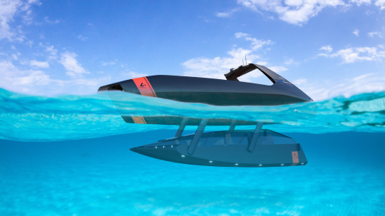 Le nacelle semi-submersible du Platypus Swordfish