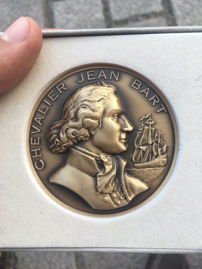 La médaille du chevalier Jean Bart.