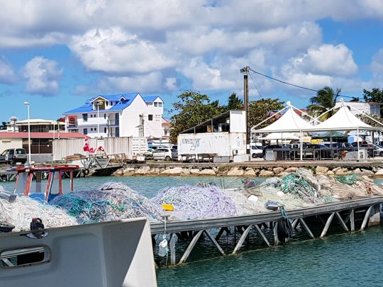 Arrivée à Marie Galante