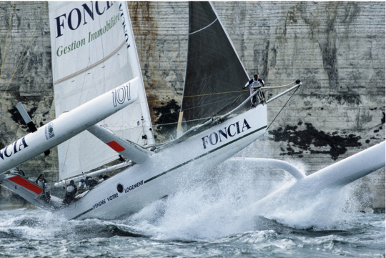 Trimaran 60' FONCIA - Skipper : Alain Gautier, Grand Prix ORMA de Fécamp