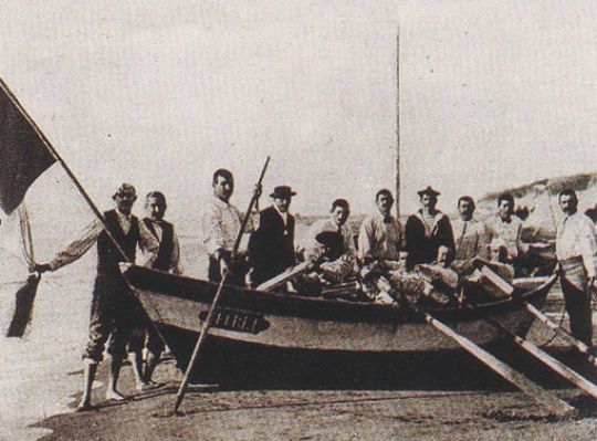 Le canot de sauvetage en 1901
