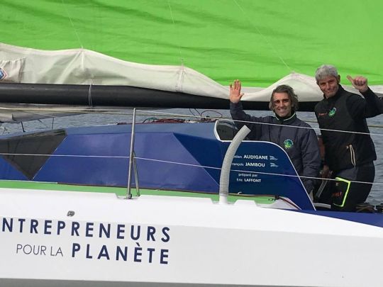 Sébastien et Christophe Caille, le Président d'Entrepreneurs pour la Planète