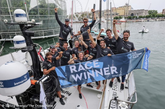 L'équipage portugais, vainqueur de The Ocean Race Europe en VO65
