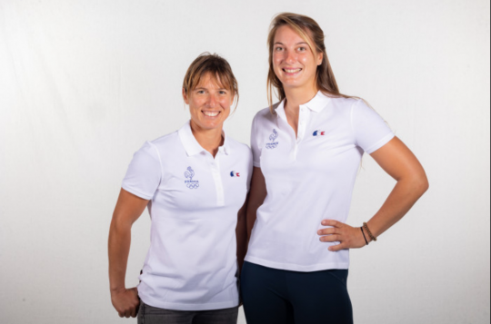 Camille Lecointre et Aloïse Retornaz © Robin Cristol / FFvoile