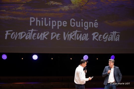 Philippe Guigné lors de la conférence de la TJV2021