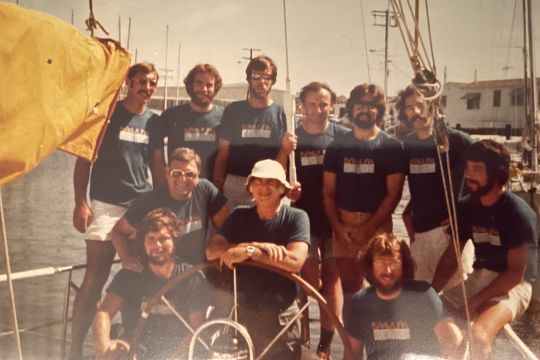 Jean-Didier Martial fondateur de Seaview Progress au départ de la Transpac Victoria Mau en 1978