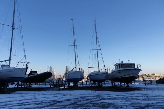 Bien que différentes, les agressions hivernales à nos bateaux ne sont pas à prendre à la légère (Photo : Olivier Tourchon)
