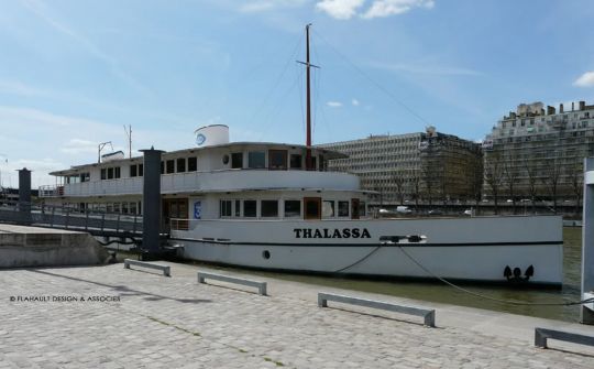 Le bateau Thalassa © Flahaut Design & Associés