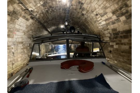Impressionnant passage du souterrain de Saint Albin (Photo : FX Ricardou)
