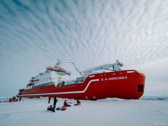 Le brise-glace qui a retrouvé l'épave