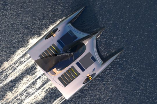 Le concept de trimaran Domus