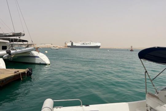 "L'arrivée à Suez est ultra-impressionante..."