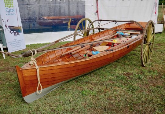  Le Pontet, un canot de 1908 et son chariot d'origine !