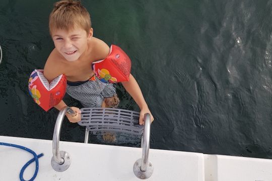 L'activité préférée des enfants en navigation... Les escales !