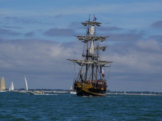 L'Etoile du Roy lors des Fêtes de Brest 2016 © Merlet