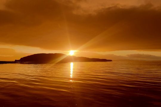 Coucher de soleil sur les Crowlin Islands