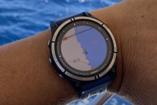 La cartographie marine sur sa montre