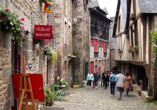 L'une des rues emblématiques de Bretagne