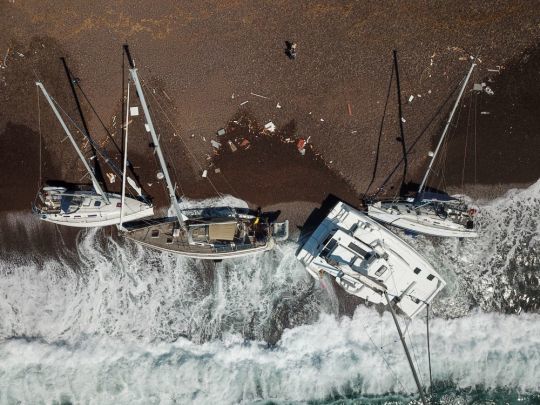 Tempête en Corse en 2022 Crédits : Préfecture Maritime de Méditerranée