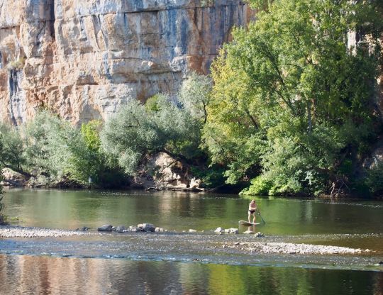 Un bief aux allures de canyon