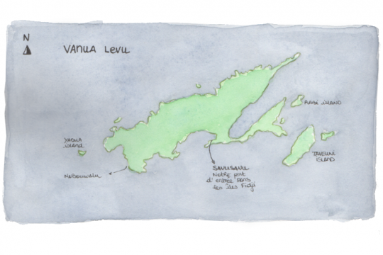 Savusavu, sur l'île de Vanua Levu ©Julie Leveugle