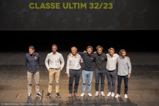 7 skippers de la Classe Ultim @ Alexis Courcoux / Route du Rhum