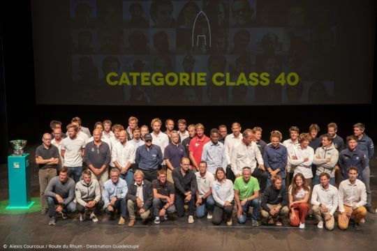 Les 55 skippers de la Class40 @ Alexis Courcoux / Route du Rhum