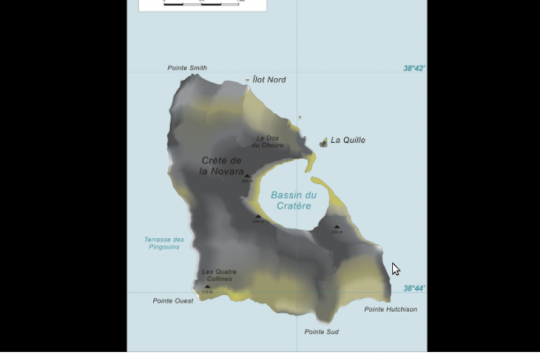 L'île Saint-Paul, un ancien volcan au paysage désolé