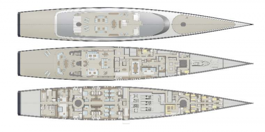 Aménagement des trois ponts du Wing 100