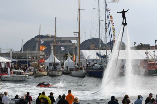 Le Flyboard assure le spectacle