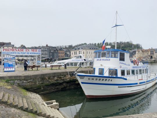 Des compagnies maritimes vous embarquent pour des sorties en mer à la découverte de Honfleur ou du pont de Normandie