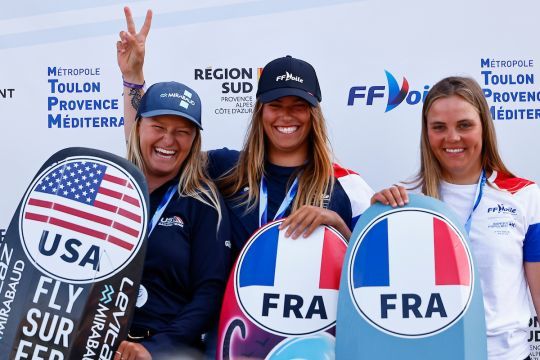 Le podium franco-américain ©sailingenergy