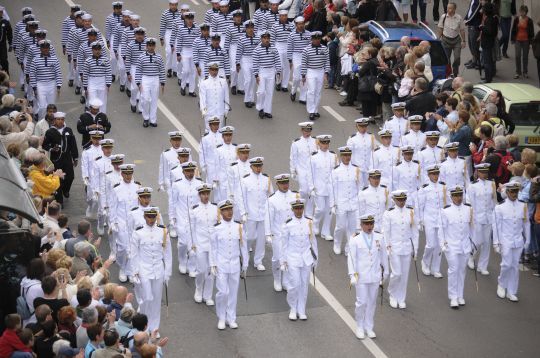 Le défilé des marins © Armada Rouen