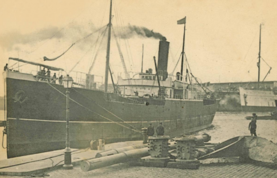 Le Barsac au Havre en 1911 © Wormsetcie