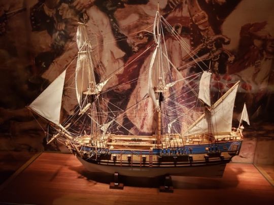 Modèle réduit du  Queen Anne's Revenge © North Carolina Museum of History