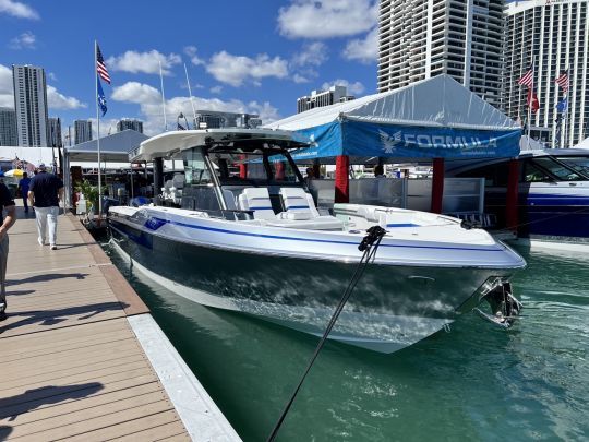 Formula displayed an impressive 45 foot open boat