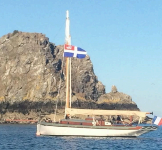 Madeline sous l'île de La lande à Cancale