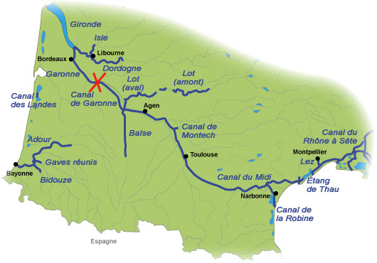 La route entre Atlantique et Méditerranée bloquée jusqu'à nouvel ordre