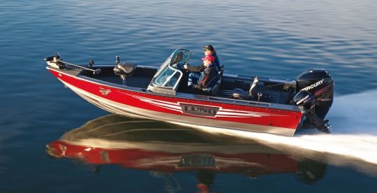 At full speed, this boat exceeds 65 mph