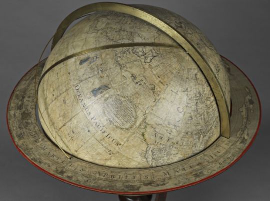 Globe terrestre ADAMS, Musée d'Histoire de Saint-Malo © Pascal Helleu