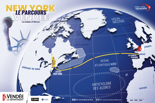 Le parcours de la New York Vendée Les Sables