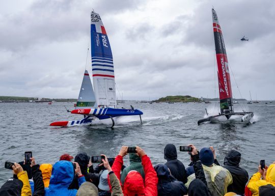 Une belle seconde place pour les Bleus de Sail GP © Andrew Baker for SailGP