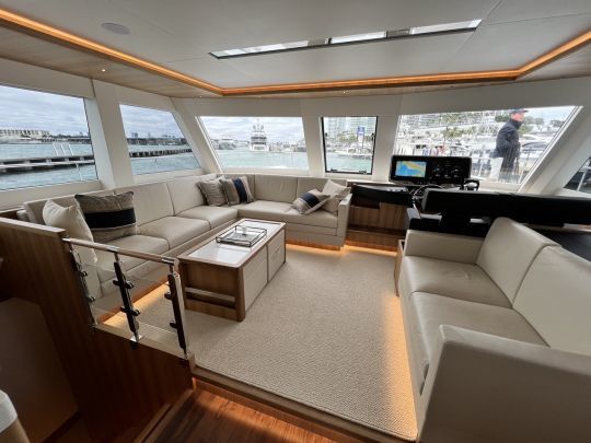 The main deck provides a barrier-free space