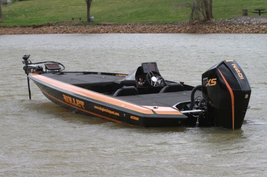 Even when it's not moving, a Bass Boat Bullet looks fast.