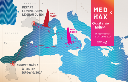 Le parcours de la Med Max Occitanie - Saïdia Resorts