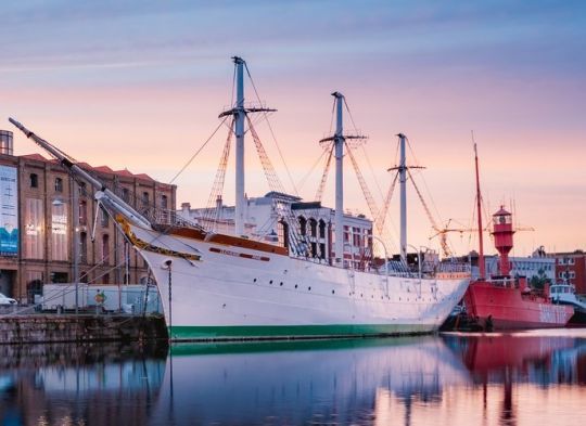 Le Duchesse Anne après démâtage © Musée Maritime et Portuaire de Dunkerque