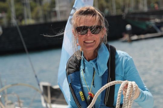 Ann-Pascale Roelandts (La Fauvette) seule femme engagée sur cette édition et 3e des solitaires croiseurs Atlantique 